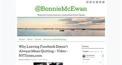 Desktop Screenshot of bonniemcewan.com